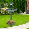 COSTWAY Vogeltränke mit Solarleuchte, Blumentopf, Produktbild-Vorschau 2