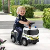 COSTWAY 2 in 1 Rutschauto, Polizeiauto mit Lenkrad, Produktbild-Vorschau 1