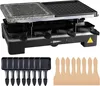 8 Personen Set Raclette - Mit Grillplatte & Steinplatte Produktbild-Vorschau 1