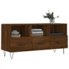 vidaXL Armoire TV marron imitation chêne 102x36x50 cm Voir les images du produit 3