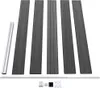 Set di elementi di recinzione WPC 699x105 cm nero Anteprima dell’immagine prodotto 4