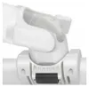 A close-up view of a white plastic attachment with a clear, ribbed internal component and a black roller. Produktbild-Vorschau