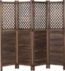 Paraván Shabby vintage A84 - 170 x 161 cm - Hnědá Náhled obrázku produktu 1