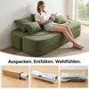 Sofa 3-Sitzer mit Schlaffunktion, 196 cm Komfortables Produktbild-Vorschau 8