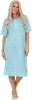 Damen Nachthemd Sleepshirt Nachtwäsche mit Muster, Produktbild-Vorschau 2