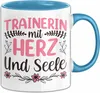 Trainerin Tasse Geschenk Für Beste Trainerin Mit Herz Und Produktbild-Vorschau 1