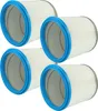 vhbw 4x Faltenfilter Ersatz für Bosch 2607432008 für Produktbild-Vorschau 1
