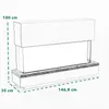 Garlivo Elektrokamin 'Napoli 50 Weiss/ Eiche ' | LED Produktbild-Vorschau 5