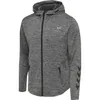 Hummel Hmlaston Zip Hoodie, DARK GREY MELANGE, S, Herren Produktbild-Vorschau 1