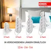 EMOS 3-Fach Steckdosenleiste 5m mit 45° gedrehten Produktbild-Vorschau 4