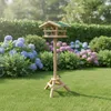 Relaxdays Vogelfutterhaus mit Ständer, Wildvögel füttern, Produktbild-Vorschau 6