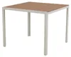 Noah stół ogrodowy 90x90 cm dekor teak. Podgląd zdjęcia produktu 1