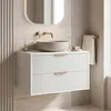 Mobiletto Da Bagno Sotto Il Lavabo Rea Mono 80Cm Bianco Anteprima dell’immagine prodotto 2