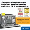 Exquisit Geschirrspüler GSP5206-030D schwarz | Spülmaschine Produktbild-Vorschau 2