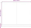 vidaXL Store rétractable beige 400 x 350 cm en polyester et Voir les images du produit 7