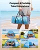 VEVOR Parasol plażowy dla 8 osób, ochrona UPF 50+, Podgląd zdjęcia produktu 6