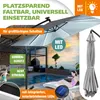 KESSER® Ampelschirm Holly Sonnenschirm Rechteckig mit und Produktbild-Vorschau 4