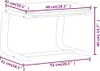vidaXL Podnóżek ciemnożółty 51x41x40 cm tkanina Podgląd zdjęcia produktu 8