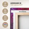 MuchoWow® - Leinwandbilder - Baum - Bunt - Modern - Produktbild-Vorschau 3