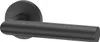 A black door handle on a white background. Produktbild-Vorschau