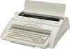 A white Olympia Carrera de luxe MD typewriter is shown from a slightly elevated front-left angle against a white background. Produktbild-Vorschau
