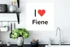 MuchoWow® Poster Ich liebe - Fiene - Mädchen 50x50 cm - Produktbild-Vorschau 3