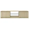 The Living Store TV-Schrank mit LED-Leuchten Sonoma-Eiche Produktbild-Vorschau 4