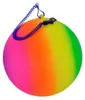 Returnball mit Spirale Regenbogen 23cm Produktbild-Vorschau 1