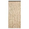 vidaXL Zasłona przeciw owadom beżowa 90x200 cm szenilowa Podgląd zdjęcia produktu 3