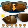 GKA Sonnenbrille Aufsatz Clip on echt polarisiert braun Produktbild-Vorschau 3