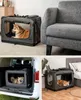 lionto Hundetransportbox Hundetasche Hundebox faltbare Produktbild-Vorschau 2