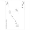 Diagram showing how to connect a lamp to a power outlet. Voir les images du produit
