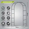 Rosenbogen Rosensäule Gartenbogen Rankgitter Pergola Produktbild-Vorschau 2