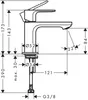 Hansgrohe Standventil 80 Rebris S MSW , 72503670 Produktbild-Vorschau 2