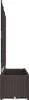 vidaXL Garten-Pflanzgefäß 3 Stk. Braun 120 x 40 x 143 cm PP Produktbild-Vorschau 6