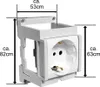 Presa di corrente integrata Schuko per guida DIN IP20 Anteprima dell’immagine prodotto 4