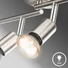 LED stropné svietidlo obývacia izba GU10 kovová lampa Náhľad obrázku produktu 7