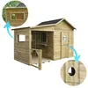 4iQ Holz-Kinder-Gartenhaus „Ela“ – 240×125×173 cm Spielhaus Produktbild-Vorschau 2