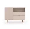 Komoda NUBIA NB-01 w Stylu LOFT 2 Szuflady 1 Drzwiczki Podgląd zdjęcia produktu 1