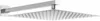 Tête de douche carrée Slim - pluie 25 x 25 cm + bras de Voir les images du produit 1