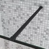 Schwarz Walkin Duschkabine 100x200cm Gittermuster Duschwand Produktbild-Vorschau 5
