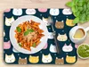 Sada 6 kusů prostírání 40x30 cm Barevné vektorové kočičky 1 Náhled obrázku produktu 3