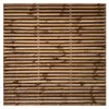 WOODTEX Braun 180x180 cm Sichtschutzzaun Kiefer Produktbild-Vorschau 4