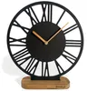 Stehende Uhr Holz Eiche 30 cm – Moderne Tischuhr, Standuhr Produktbild-Vorschau 1