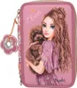 Depesche 3-Fach Federtasche TOPModel FLORAL 82-Pink Produktbild-Vorschau 2
