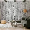 Vlies Fototapete - Birch forest 350x245 cm Landschaften Produktbild-Vorschau 1