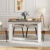 COSTWAY 120x70 cm Esstisch für 4-6 Personen, Produktbild-Vorschau 9