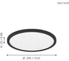 EGLO connect.z Smart-Home LED Deckenleuchte Rovito-Z, Ø Produktbild-Vorschau 4