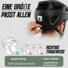 Herren Fahrradhelm Schwarz Matt | USB-C Rücklicht | 54-61cm Produktbild-Vorschau 3