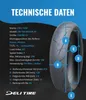 Opona DELI SB-148 120/80-12 TL Produktbild-Vorschau 1